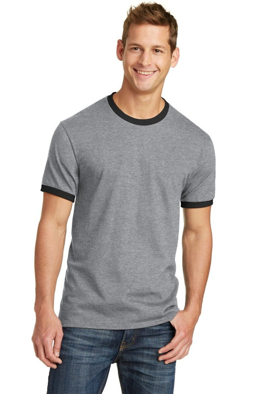 Port & Company® Core Cotton Ringer Tee. PC54R - uslegacypromotions
