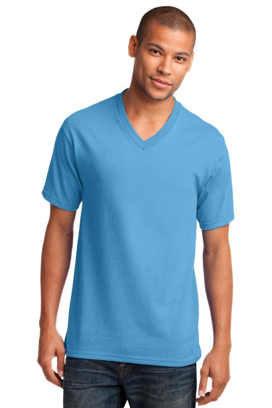 Port & Company® Core Cotton V-Neck Tee. PC54V - uslegacypromotions