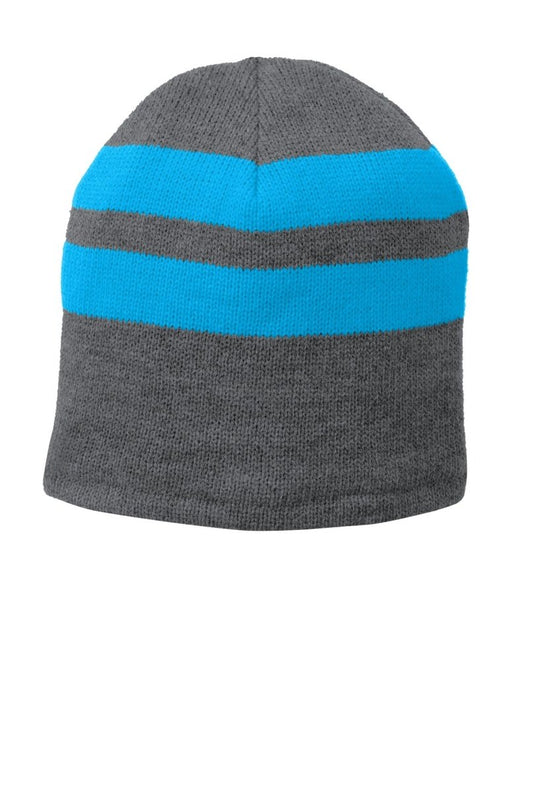 Port & Company® Fleece-Lined Striped Beanie Cap. C922 - uslegacypromotions