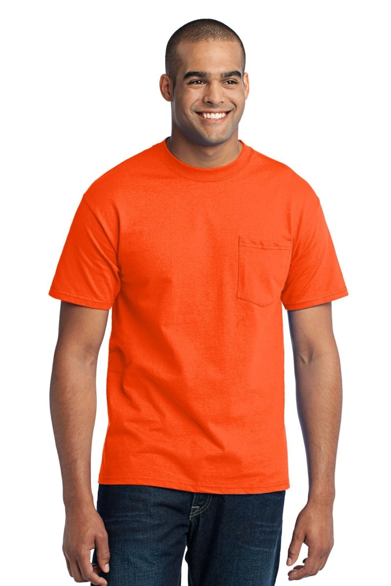 Port & Company® Tall Core Blend Pocket Tee. PC55PT - uslegacypromotions
