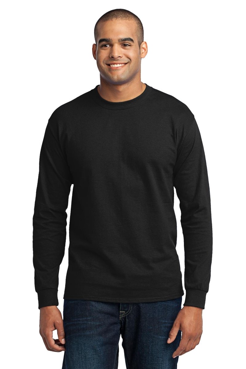 Port & Company® Tall Long Sleeve Core Blend Tee. PC55LST - uslegacypromotions