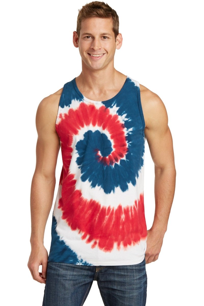 Port & Company® Tie-Dye Tank Top. PC147TT - uslegacypromotions