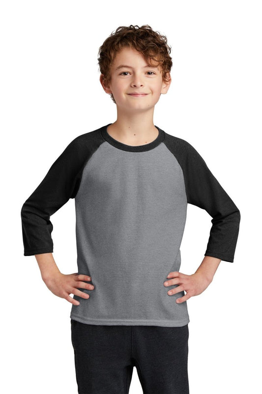 Port & Company‚ Youth Core Blend 3/4-Sleeve Raglan Tee. PC55YRS - uslegacypromotions
