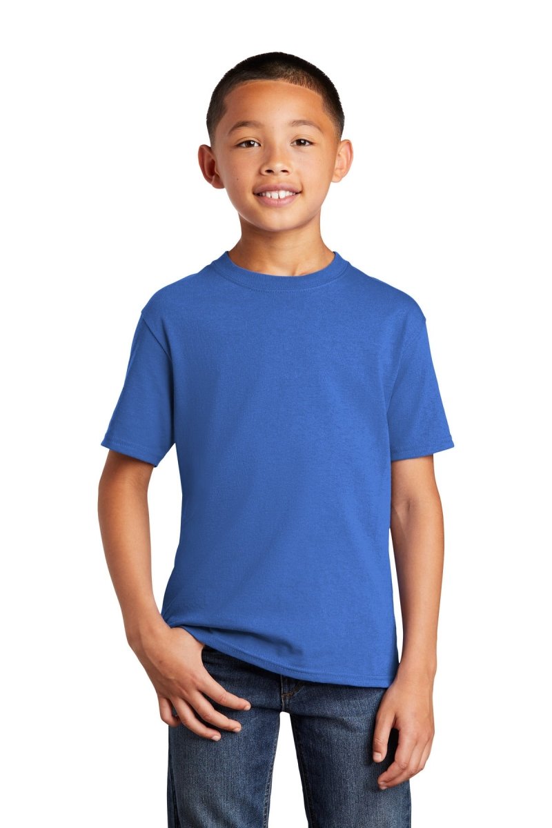 Port & Company® Youth Core Cotton DTG Tee PC54YDTG - uslegacypromotions