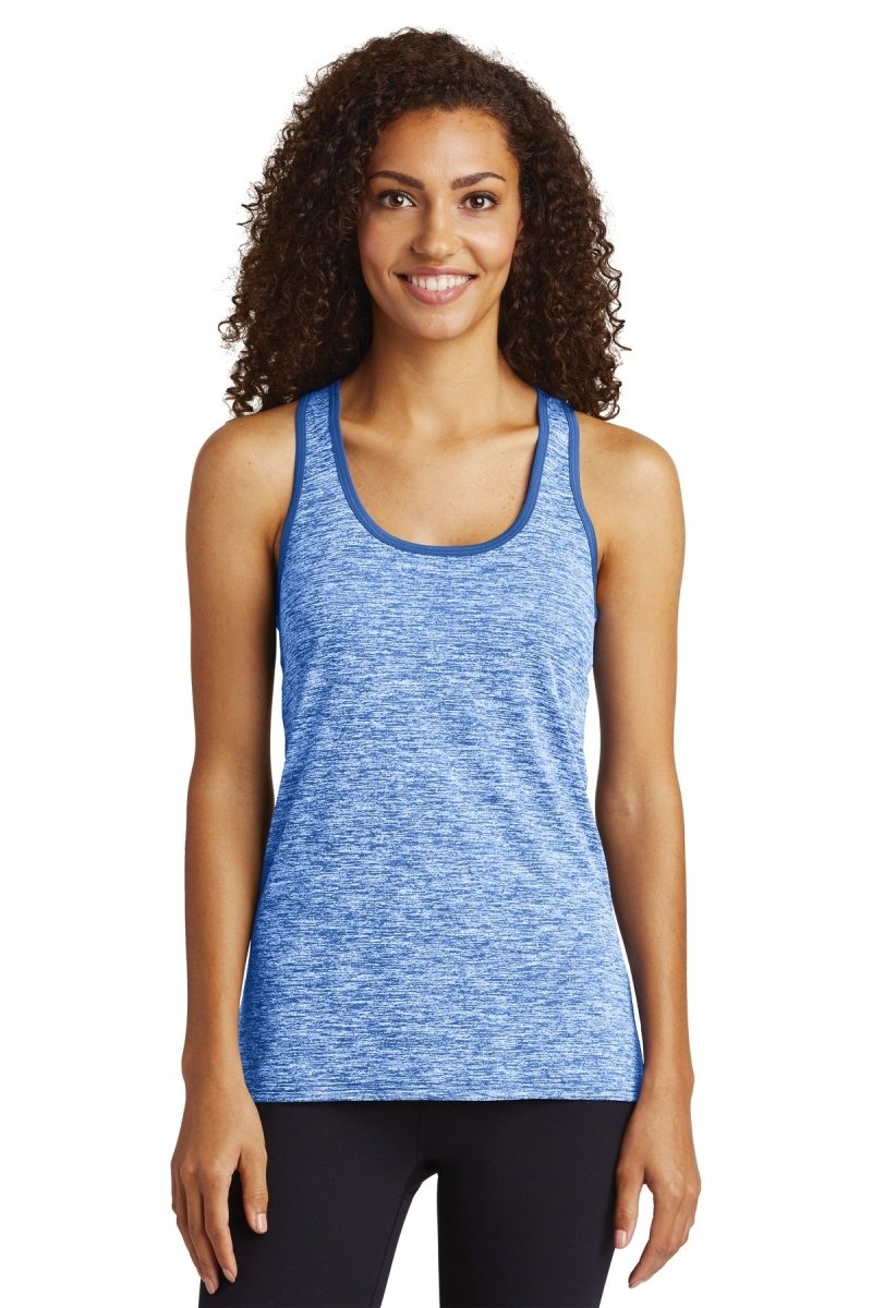 Sport-Tek ® Ladies PosiCharge ® Electric Heather Racerback Tank. LST396 - uslegacypromotions
