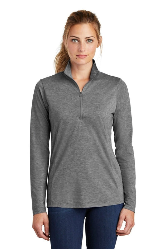 Sport-Tek ® Ladies PosiCharge ® Tri-Blend Wicking 1/4-Zip Pullover. LST407 - uslegacypromotions