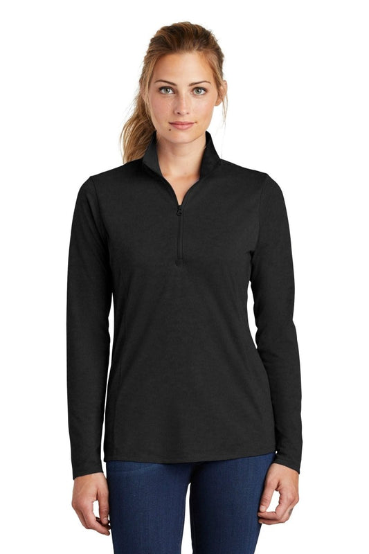 Sport-Tek ® Ladies PosiCharge ® Tri-Blend Wicking 1/4-Zip Pullover. LST407 - uslegacypromotions