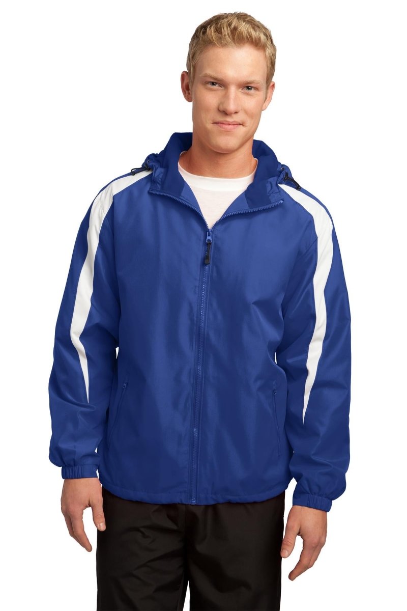 Sport-Tek® Fleece-Lined Colorblock Jacket. JST81 - uslegacypromotions