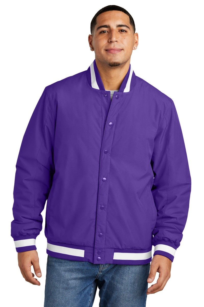 Sport-Tek‚ Insulated Varsity Jacket JST58 - uslegacypromotions