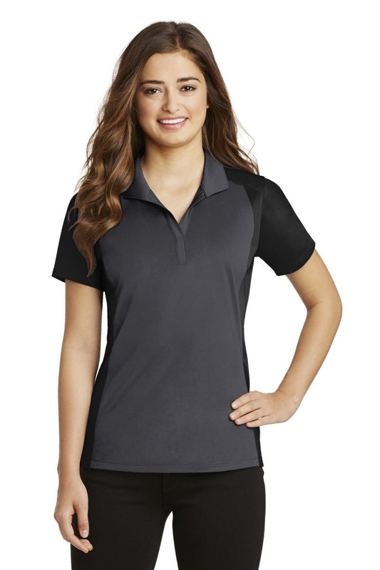 Sport-Tek® Ladies Colorblock Micropique Sport-Wick® Polo. LST652 - uslegacypromotions