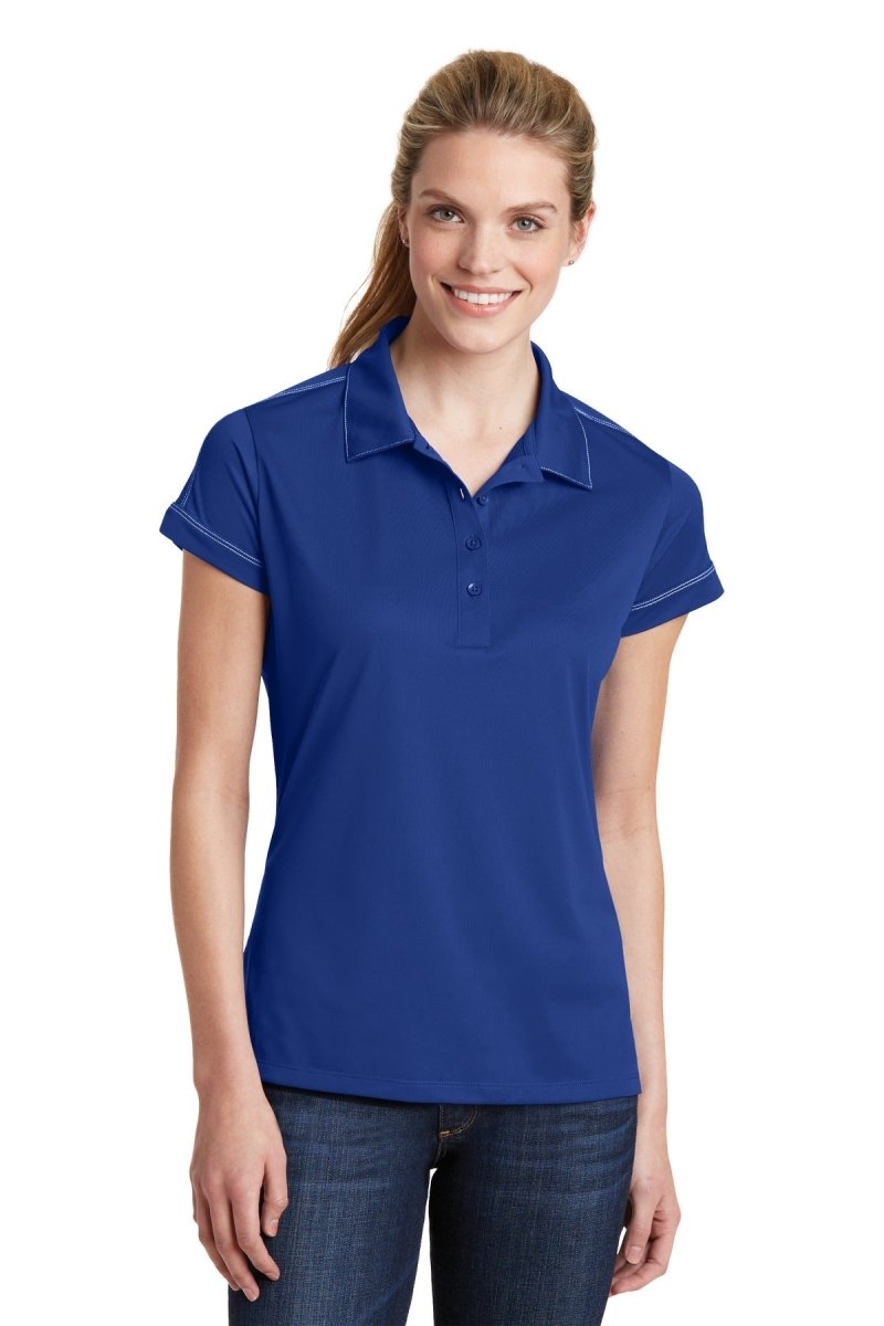 Sport-Tek® Ladies Contrast Stitch Micropique Sport-Wick® Polo. LST659 - uslegacypromotions