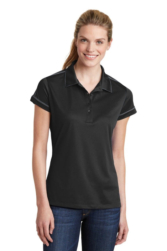 Sport-Tek® Ladies Contrast Stitch Micropique Sport-Wick® Polo. LST659 - uslegacypromotions