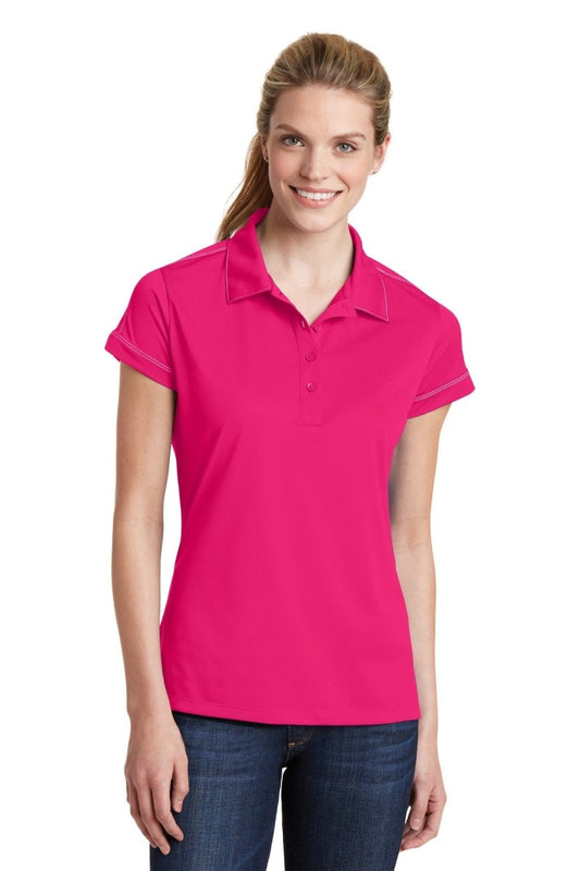 Sport-Tek® Ladies Contrast Stitch Micropique Sport-Wick® Polo. LST659 - uslegacypromotions