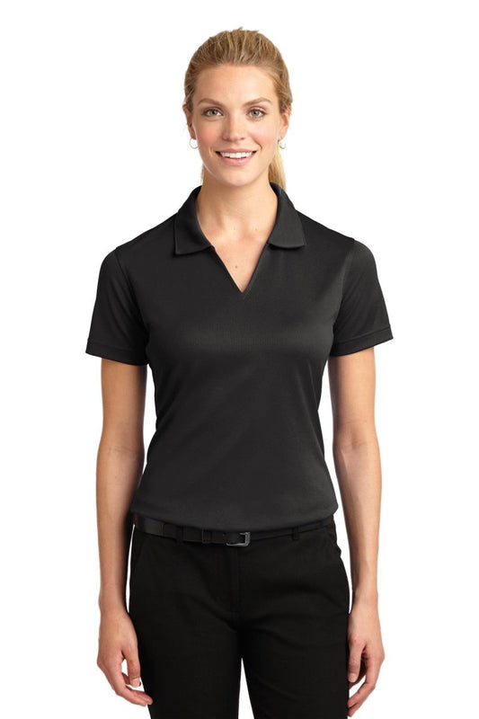 Sport-Tek® Ladies Dri-Mesh® V-Neck Polo. L469 - uslegacypromotions
