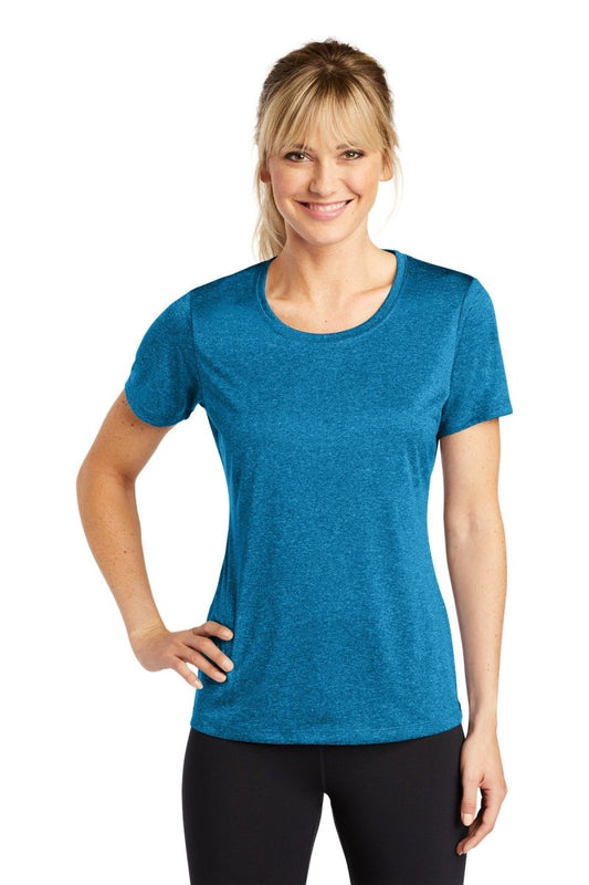 Sport-Tek® Ladies Heather Contender™ Scoop Neck Tee. LST360 - uslegacypromotions