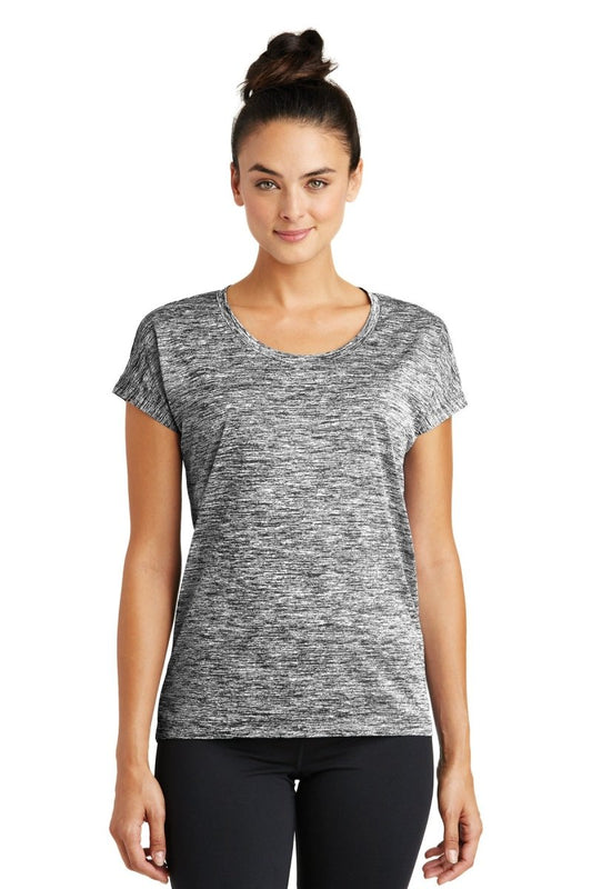 Sport-Tek® Ladies PosiCharge® Electric Heather Sporty Tee. LST390 - uslegacypromotions
