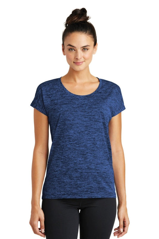 Sport-Tek® Ladies PosiCharge® Electric Heather Sporty Tee. LST390 - uslegacypromotions