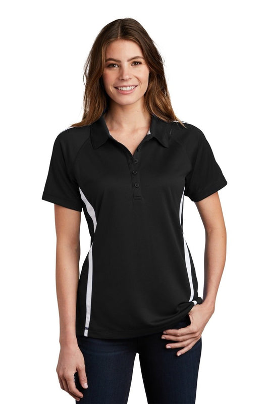 Sport-Tek® Ladies PosiCharge® Micro-Mesh Colorblock Polo. LST685 - uslegacypromotions