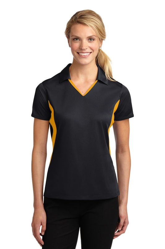 Sport-Tek® Ladies Side Blocked Micropique Sport-Wick® Polo. LST655 - uslegacypromotions