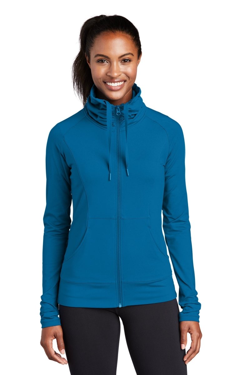 Sport-Tek® Ladies Sport-Wick® Stretch Full-Zip Jacket. LST852 - uslegacypromotions
