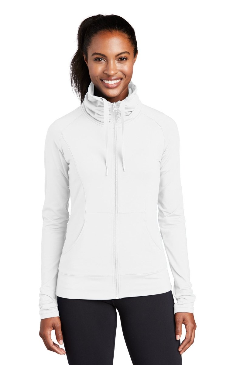 Sport-Tek® Ladies Sport-Wick® Stretch Full-Zip Jacket. LST852 - uslegacypromotions