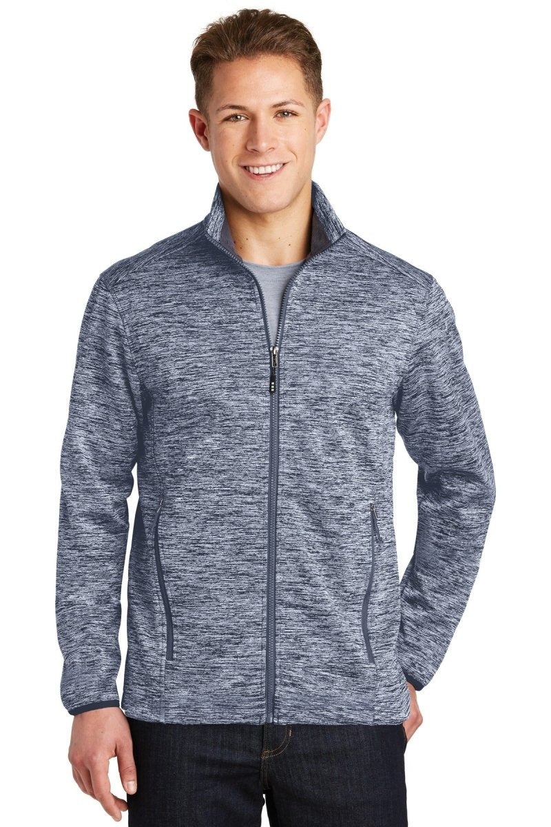 Sport-Tek® PosiCharge® Electric Heather Soft Shell Jacket. JST30 - uslegacypromotions