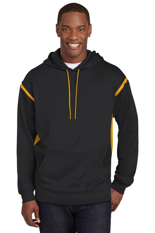 Sport-Tek® Tech Fleece Colorblock Hooded Sweatshirt. F246 - uslegacypromotions