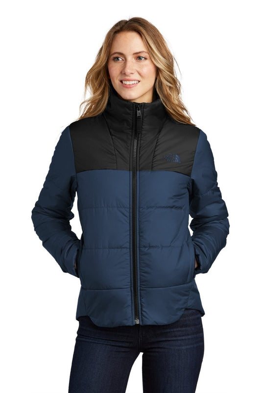 The North Face ‚ Ladies Chest Logo Everyday Insulated Jacket NF0A7V6K - uslegacypromotions
