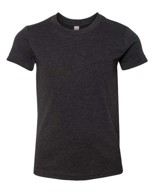 BELLA + CANVAS 3001YCVC - Black Heather