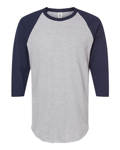 Tultex 245 - Heather Grey/ Navy