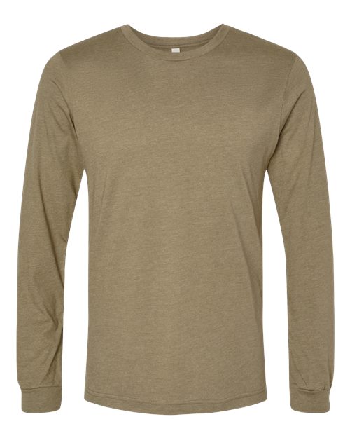 BELLA + CANVAS 3501CVC - Heather Olive