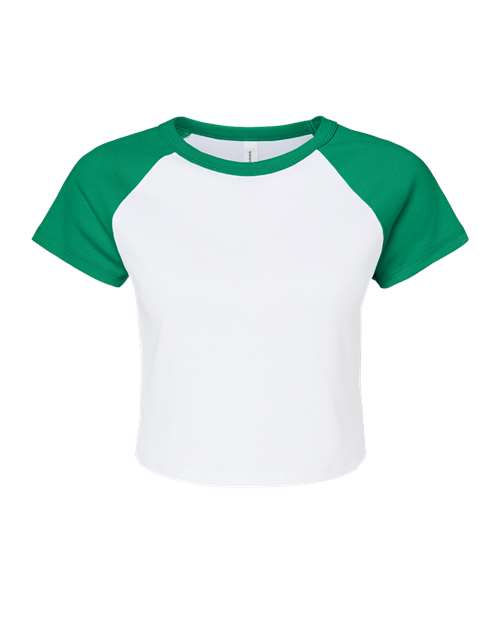BELLA + CANVAS 1201 - White/ Kelly