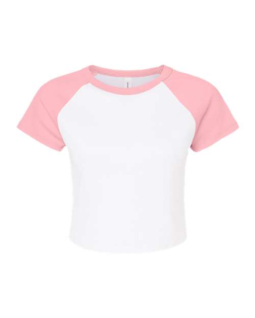 BELLA + CANVAS 1201 - White/ Pink
