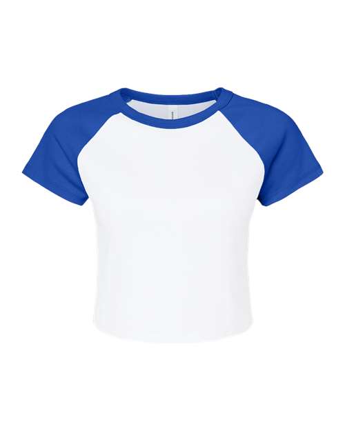 BELLA + CANVAS 1201 - White/ True Royal