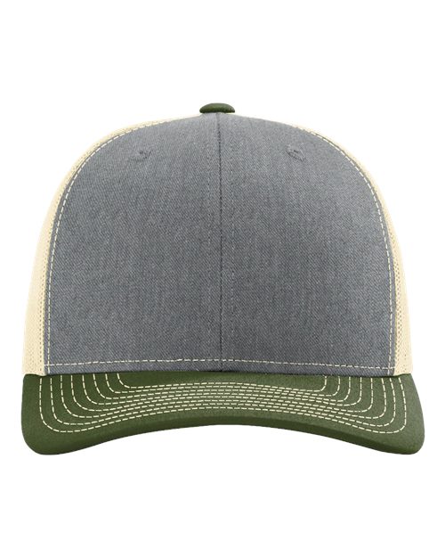 Richardson 112 - Heather Grey/ Birch/ Army Olive