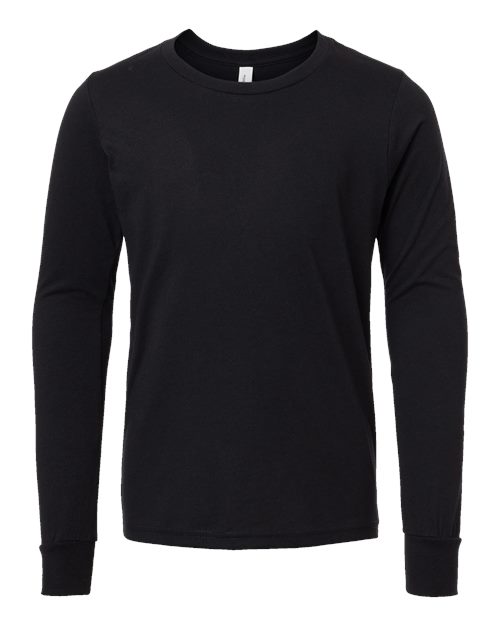 BELLA + CANVAS 3501YCVC - Solid Black Blend