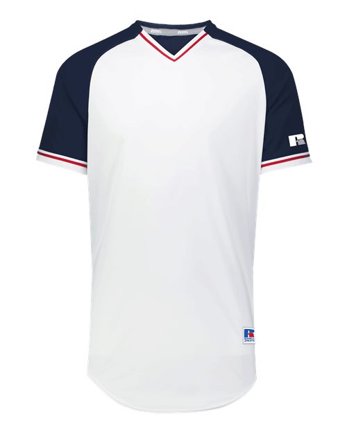 Russell Athletic R01X3M - White/ Navy/ True Red