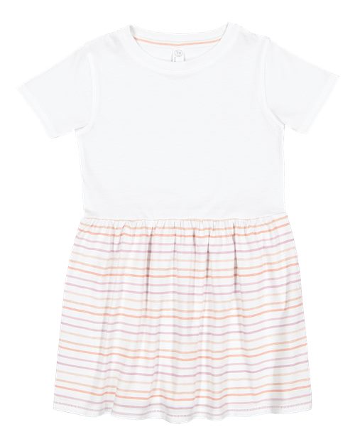Rabbit Skins 5333 - White/ Lilac Stripe