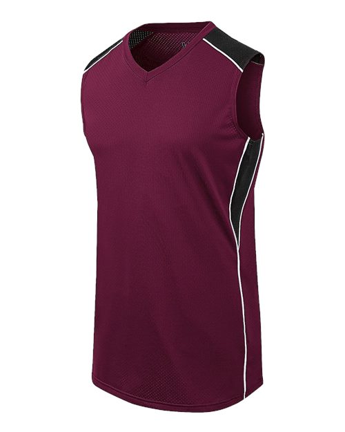 Augusta Sportswear 312163 - Maroon/ Black/ White
