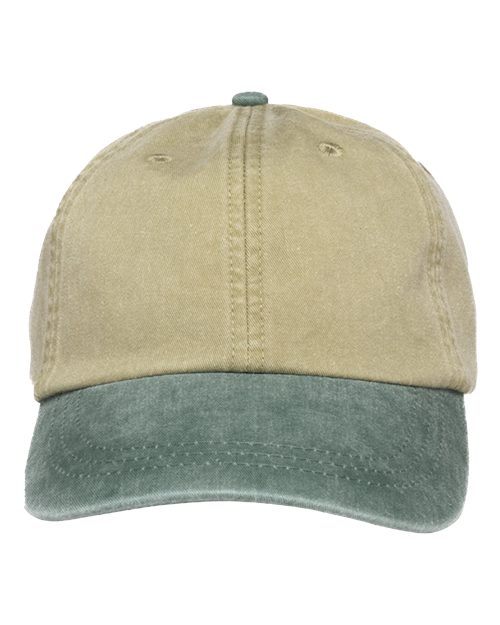 Adams Headwear LP101 - Khaki/ Forest