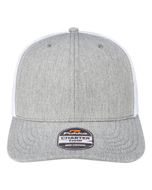 Pukka 6101M - Grey Heather/ White