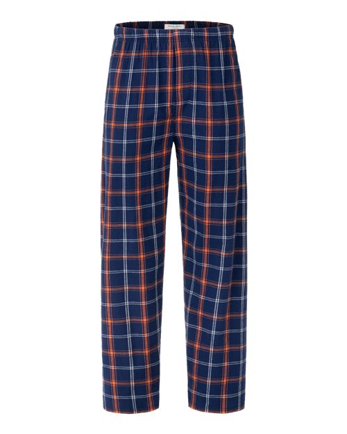Boxercraft BM6624 - Varsity Navy Orange Plaid