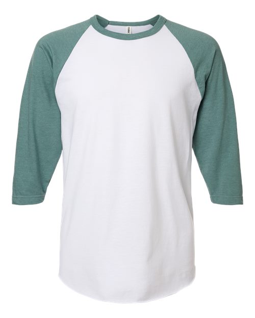 Tultex 245 - White/ Heather Seafoam
