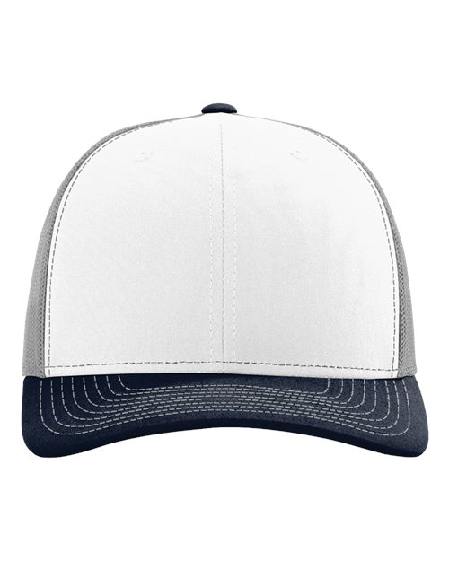 Richardson 112 - White/ Aluminum/ Navy