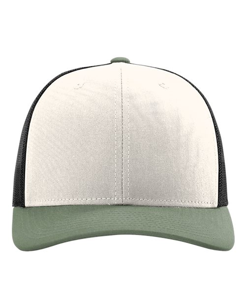 Richardson 112 - Cream/ Black/ Loden Green