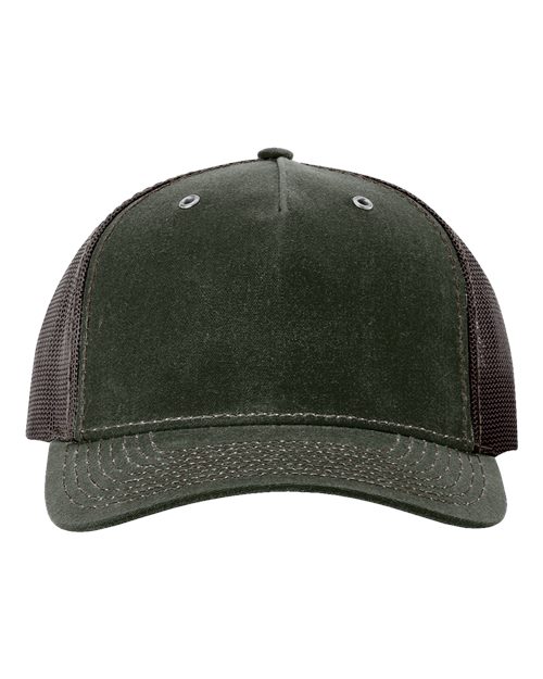 Richardson 112WH - Dark Olive/ Coffee