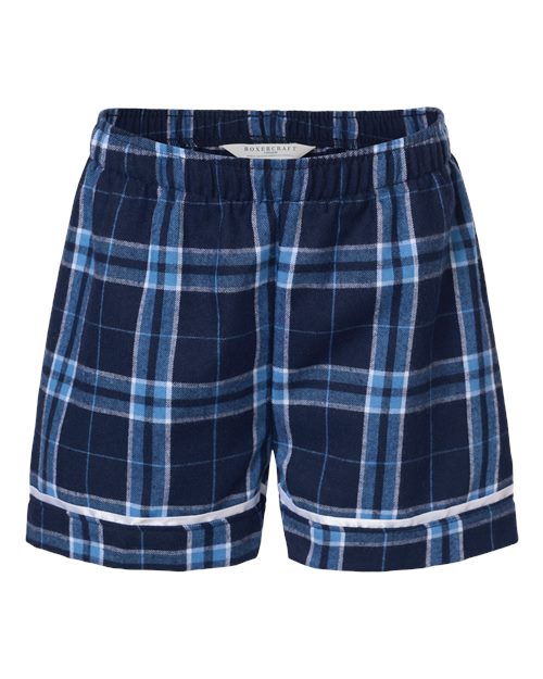 Boxercraft BY6501 - Navy/ Columbia Plaid