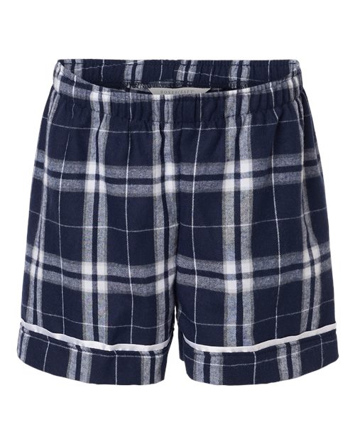 Boxercraft BY6501 - Navy/ Silver Plaid