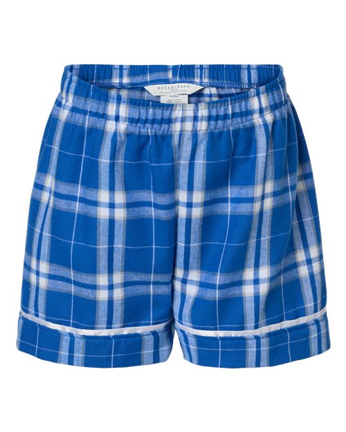 Boxercraft BY6501 - Royal/ Silver Plaid