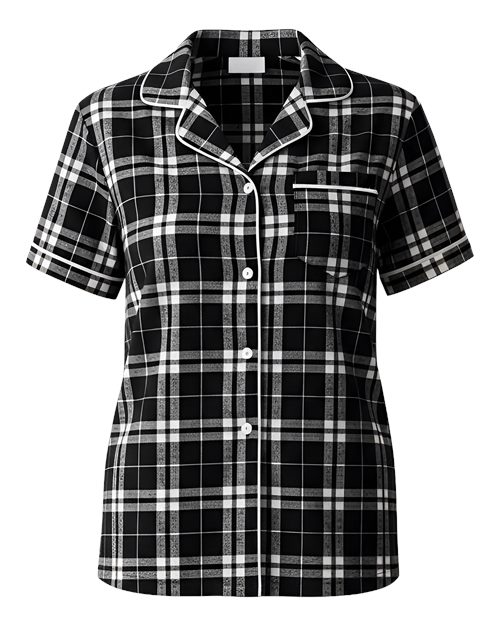 Boxercraft BW7101 - Black/ White Plaid